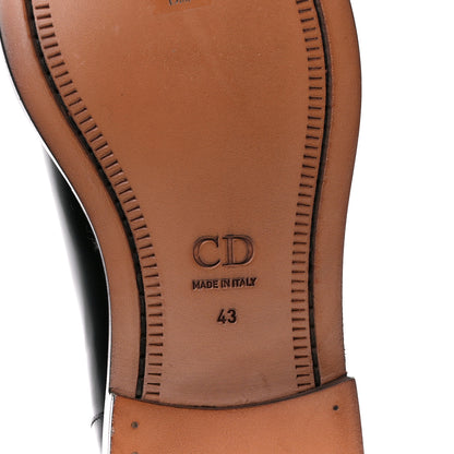 Christian Dior Polished Calfskin Mens Derby Shoe 43 Black 7 of 12