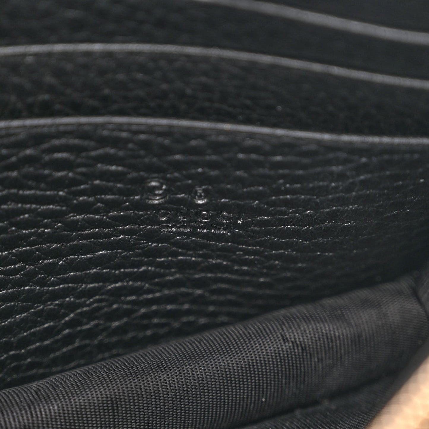 Dollar Calfskin Medium Betty Chain Wallet Black