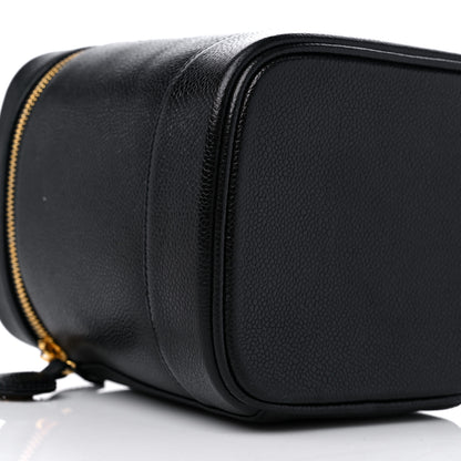Chanel Caviar Vanity Cosmetic Case Black 8 of 9