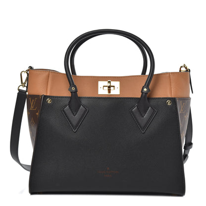 Louis Vuitton Calfskin Monogram On My Side Black 1 of 8