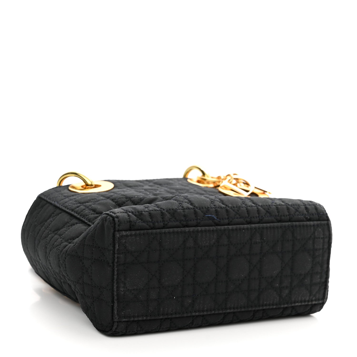 Christian Dior Nylon Cannage Mini Lady Dior Black 3 of 11