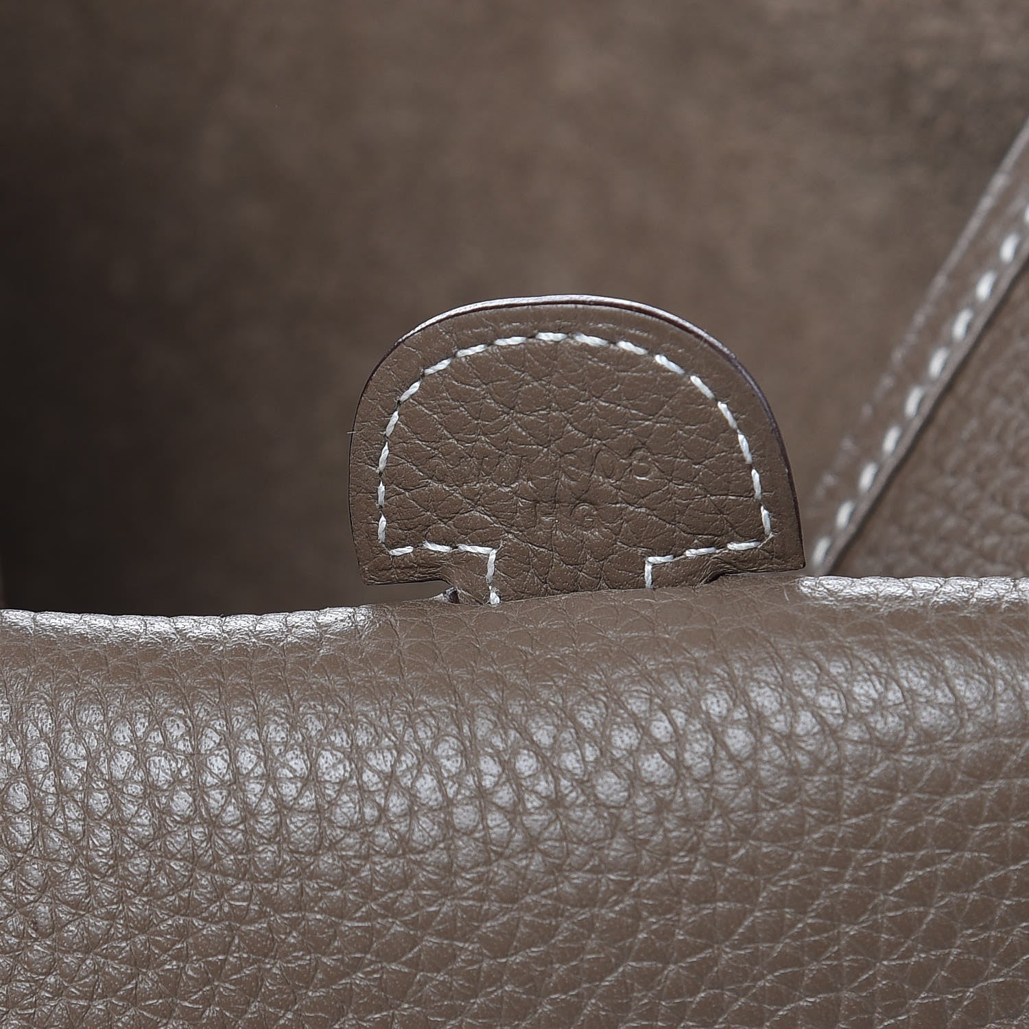 Hermes Taurillon Clemence Evelyne III PM Etoupe 8 of 10