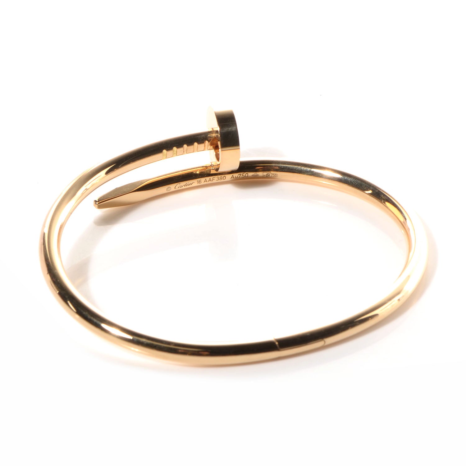 Cartier 18K Yellow Gold Juste Un Clou Bracelet 16 3 of 5