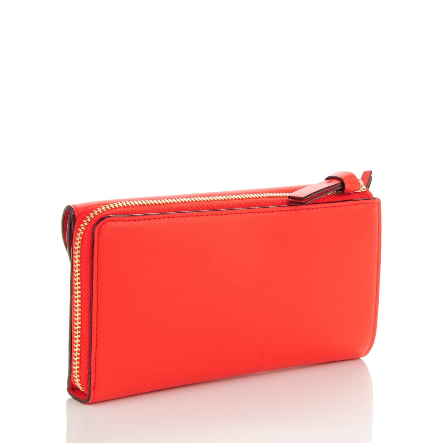 Chloe Calfskin Georgia Flap Wallet Poppy 3 of 9