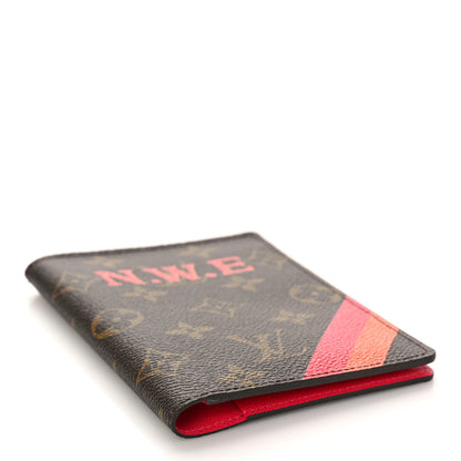 Louis Vuitton Monogram My LV Heritage Passport Cover Fuchsia Orange 4 of 8