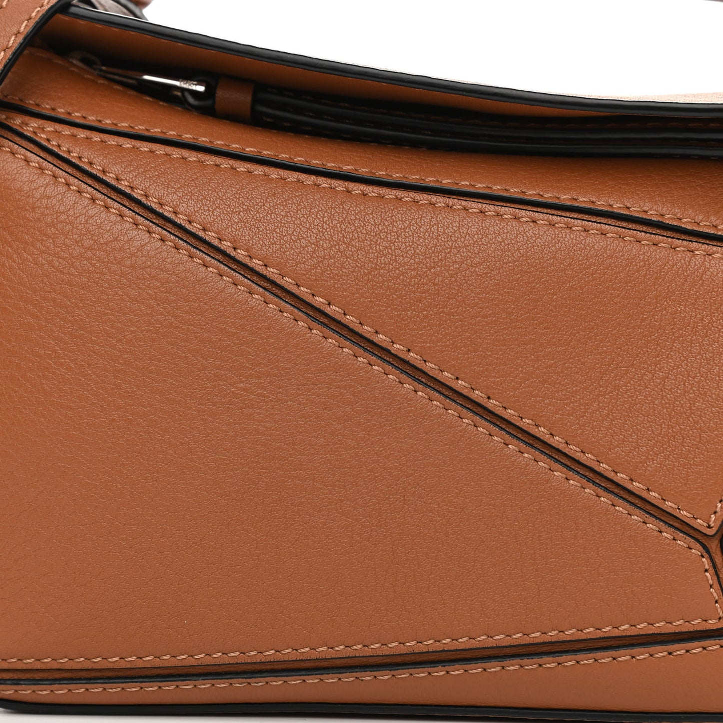 Calfskin Mini Puzzle Bag Tan