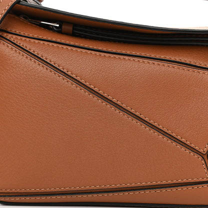 Loewe Calfskin Mini Puzzle Bag Tan 8 of 10