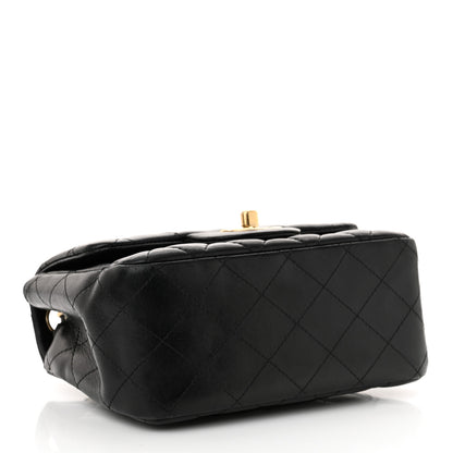Chanel Lambskin Quilted Mini Square Flap Black 4 of 12