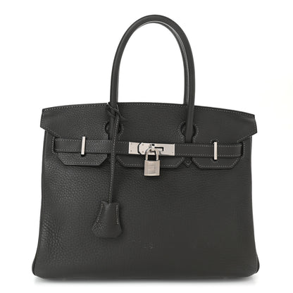 Hermes Taurillon Clemence Birkin 30 Graphite 1 of 9