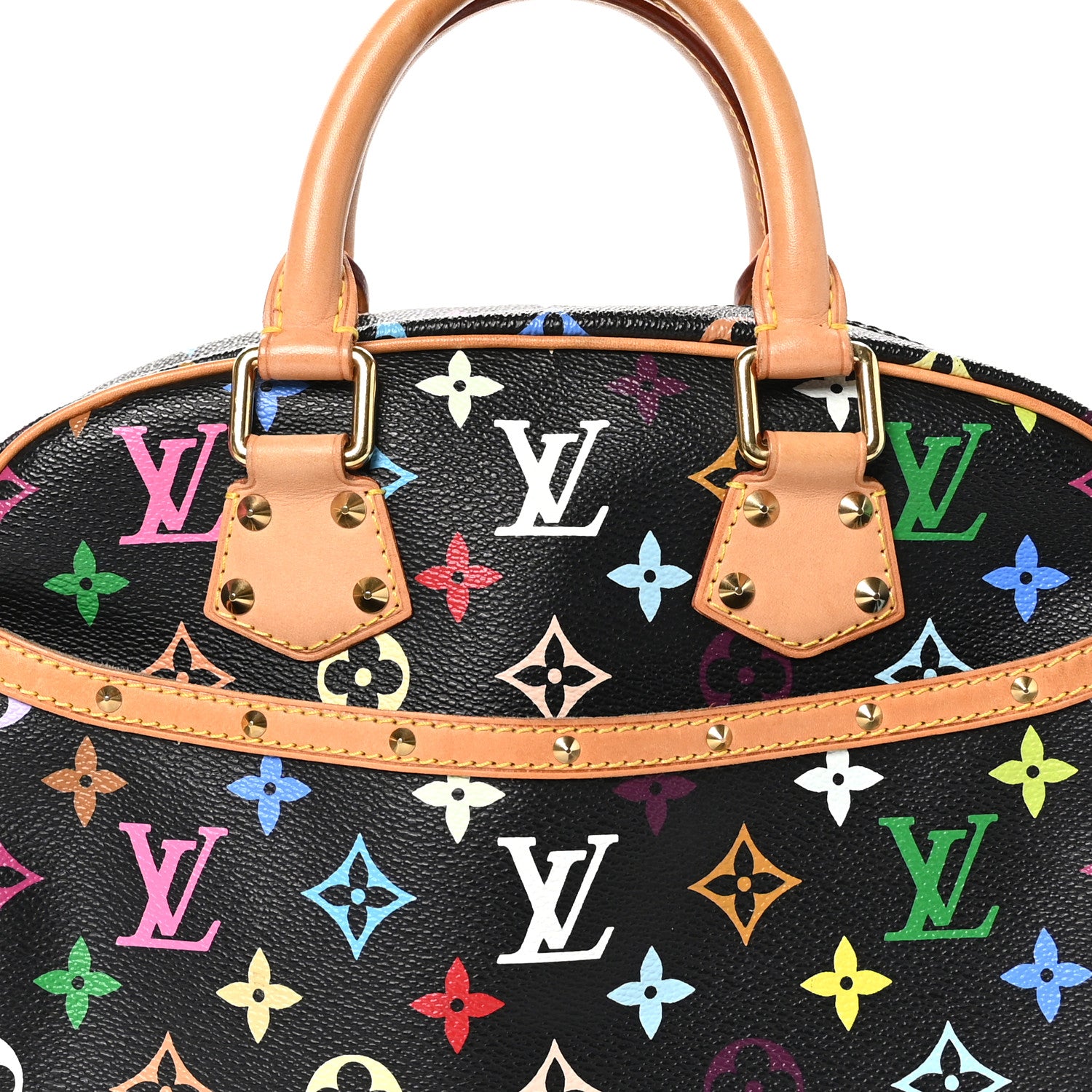 Louis Vuitton Monogram Multicolor Trouville Black 7 of 9