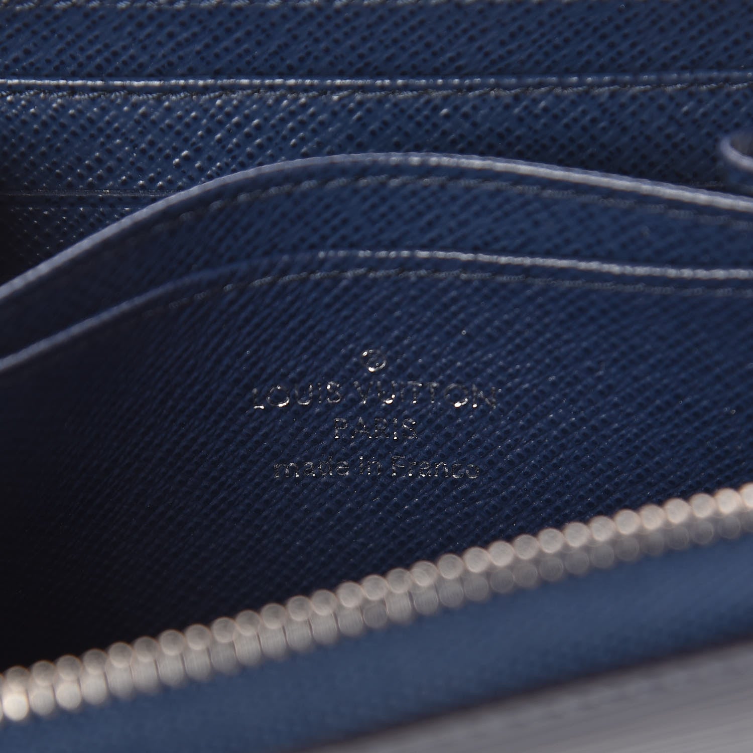 Louis Vuitton Epi Zippy Coin Purse Indigo 6 of 7