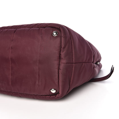 Prada Tessuto Nylon Bomber Tote Bordeaux 9 of 9