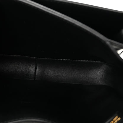 Celine Shiny Calfskin Medium Triomphe Black 5 of 10