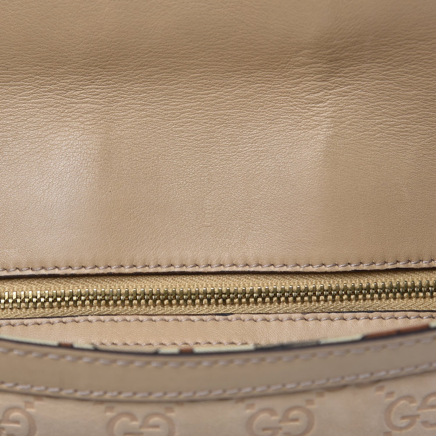 Gucci Guccissima Medium Britt Tassel Shoulder Bag Beige 8 of 12