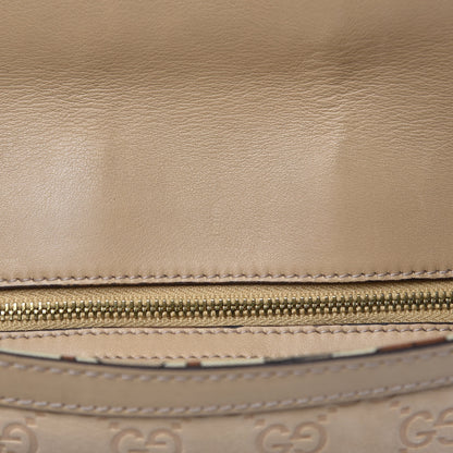 Gucci Guccissima Medium Britt Tassel Shoulder Bag Beige 8 of 12