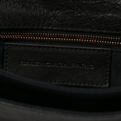 Balenciaga Agneau Giant 12 Rose Gold Hardware Envelope Clutch Black 6 of 7