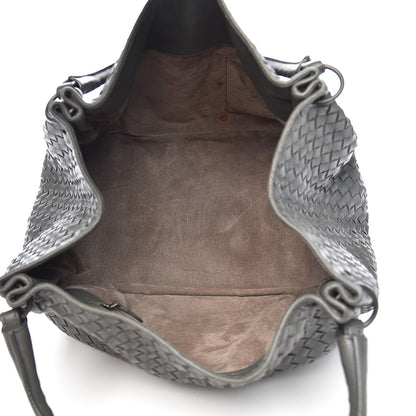 Bottega Veneta Nappa Intrecciato Parachute Bag Light Grey 5 of 13