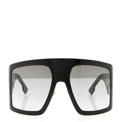 Christian Dior Acetate DiorSo Light 1 Shield Sunglasses Black 3 of 8
