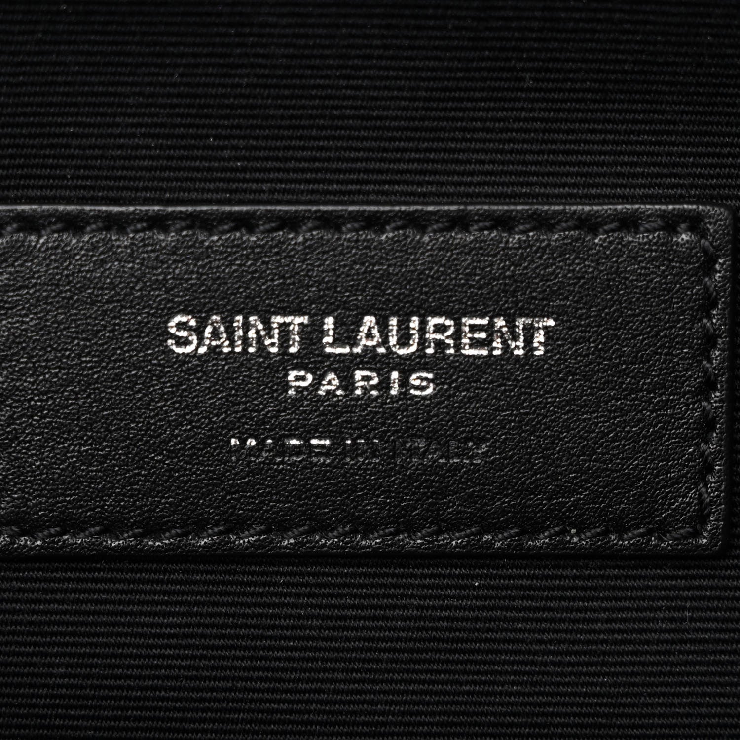 Saint Laurent Lambskin Monogram Belt Bag Black 6 of 10