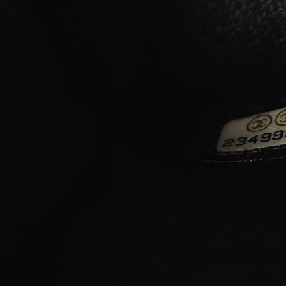 Chanel Caviar Lizard Quilted Small Coco Handle Flap Black 8 of 9