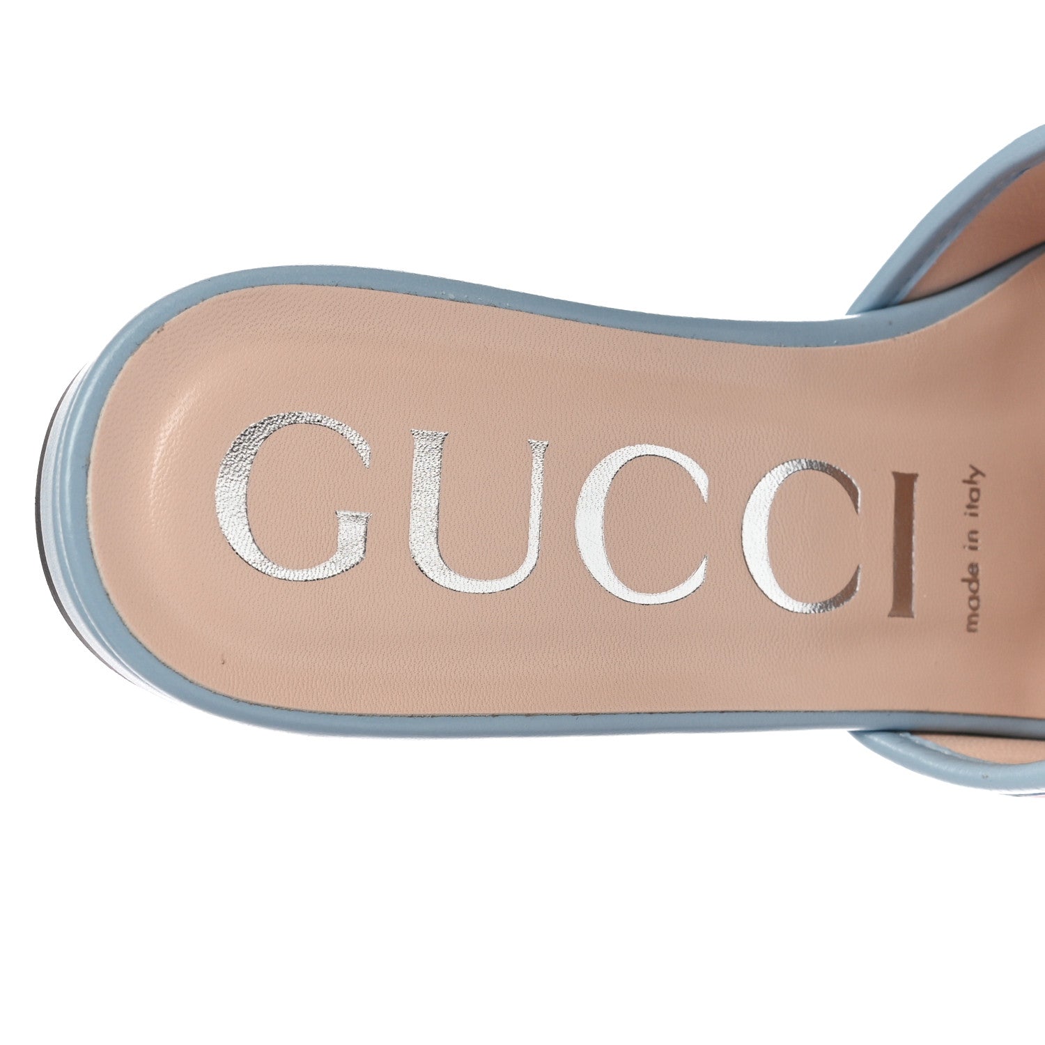 Gucci Nappa Matelasse Diagonal GG Marmont Flat Slide Sandals 37.5 Multicolor Pastel 10 of 12