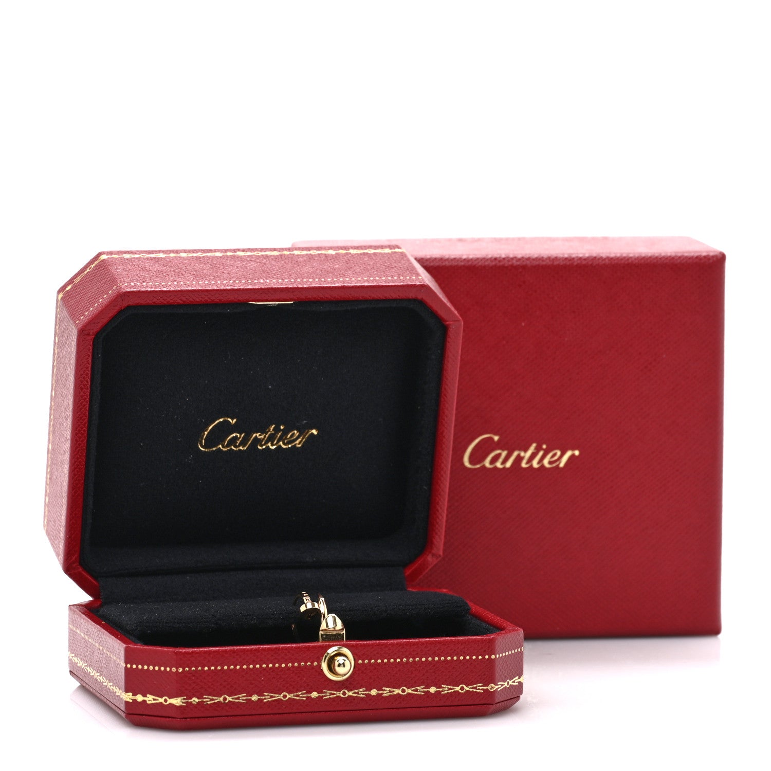 Cartier 18K Yellow Gold Juste Un Clou Single Hoop Earring 5 of 5