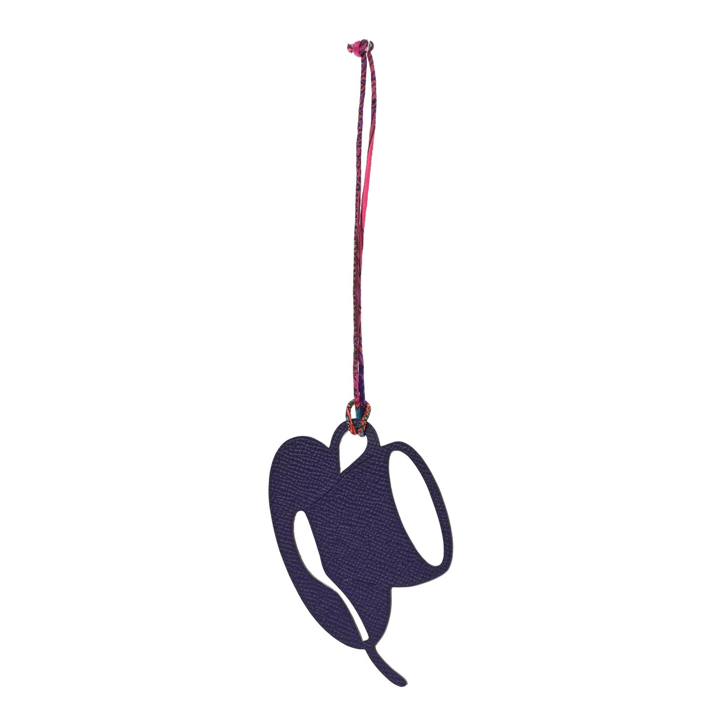 Togo Epsom Petit H Coffee Cup Charm Gris Mouette Ultraviolet