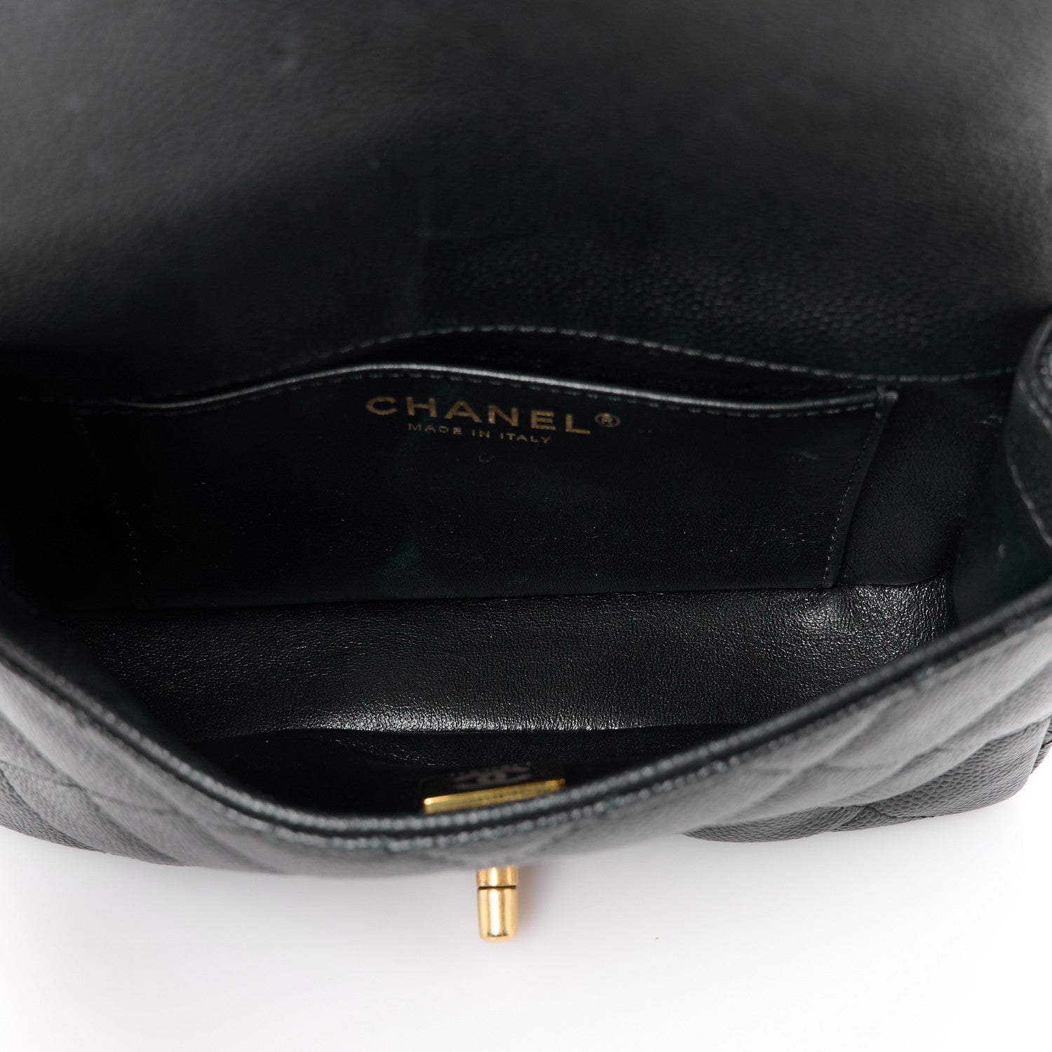 Chanel Caviar Quilted Mini Sweetheart Rectangular Flap Black 5 of 11