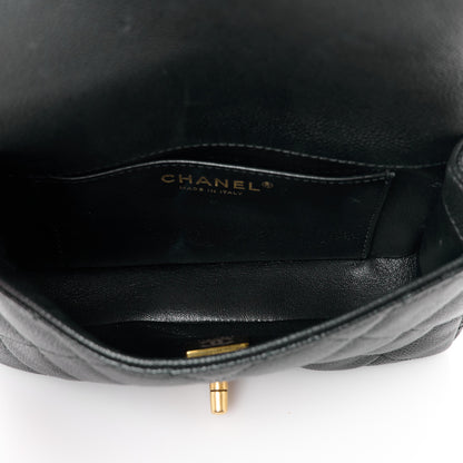 Chanel Caviar Quilted Mini Sweetheart Rectangular Flap Black 5 of 11