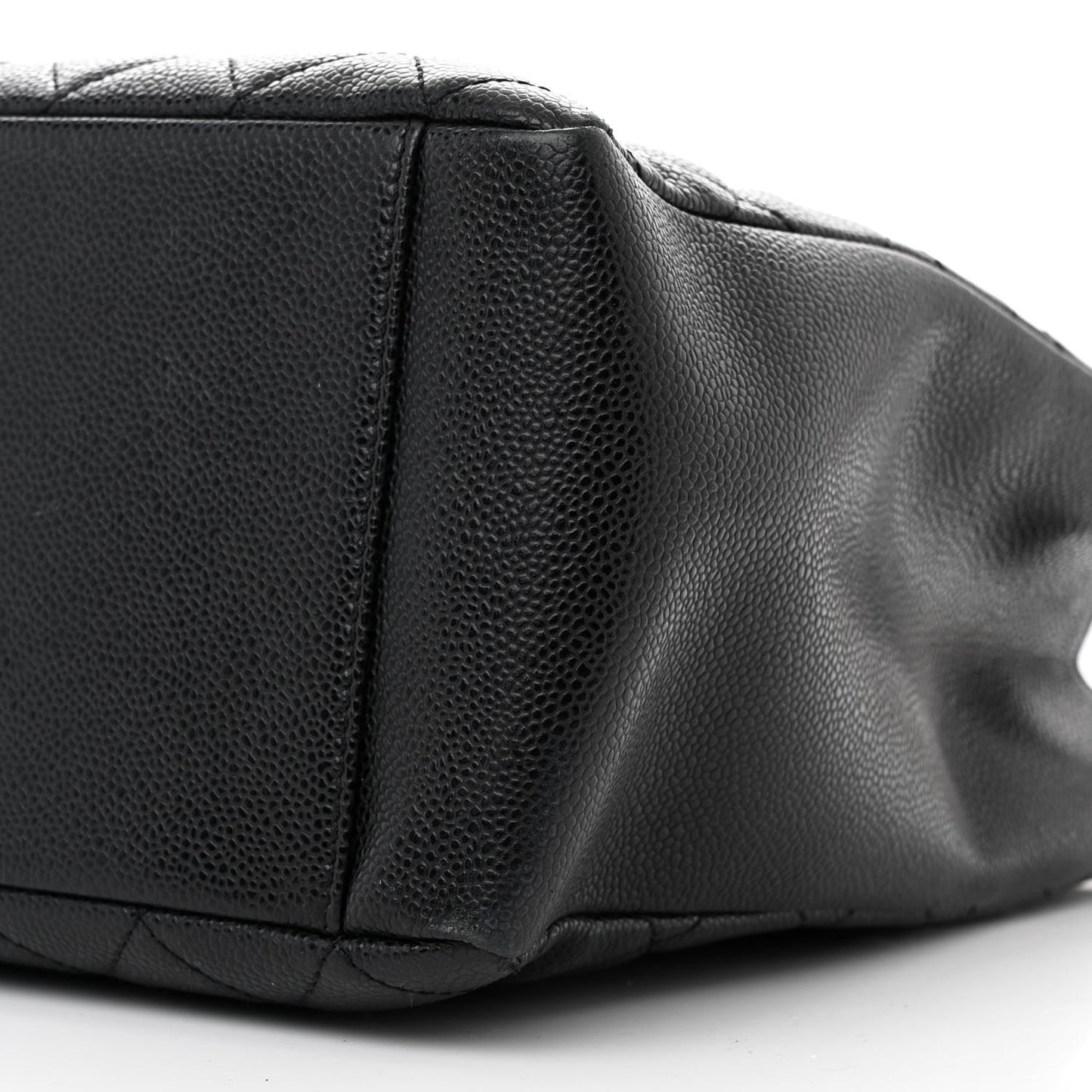 Caviar Quilted Grand Shopping Tote GST Black