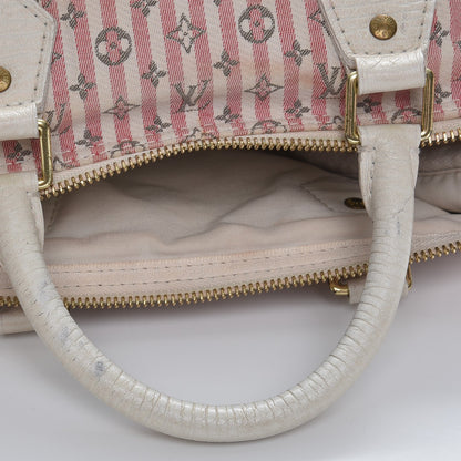 Louis Vuitton Mini Lin Croisette Speedy 30 Rouge 11 of 16