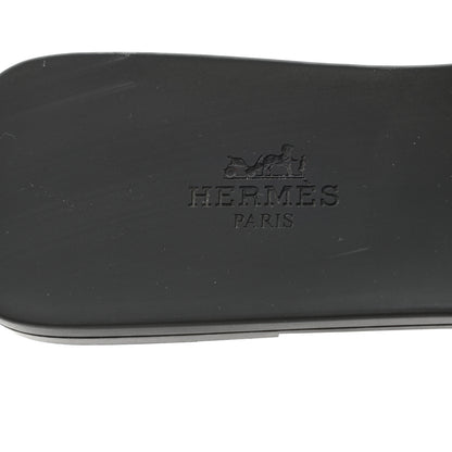 Hermes Rubber Aloha Sandals 39 Black 7 of 8