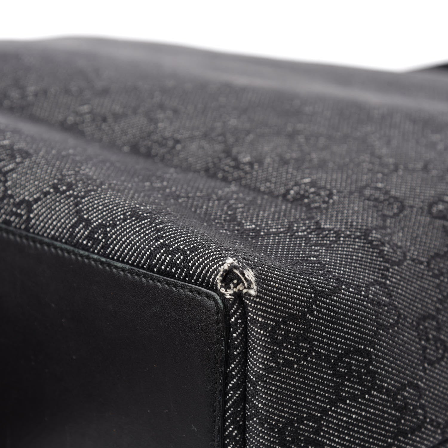 Gucci Monogram Bucket Tote Black 9 of 15