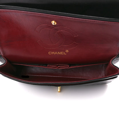 Chanel Lambskin Quilted Medium Double Flap Black 5 of 11