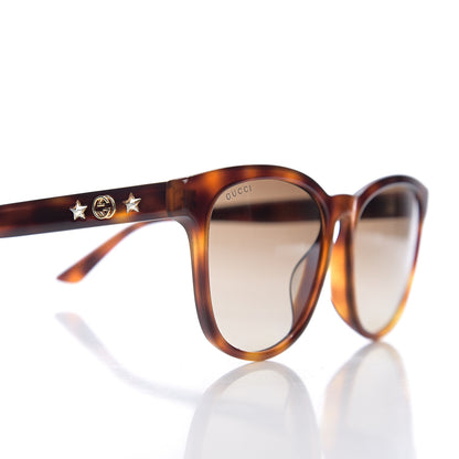 Gucci Round Frame Star Sunglasses GG0232SK Tortoiseshell 7 of 8
