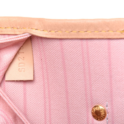 Louis Vuitton Damier Azur Neo Neverfull MM Rose Ballerine 8 of 12