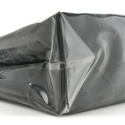 Gucci X Comme de Garçons Paper Plastic Web Shopper Tote Black 8 of 9