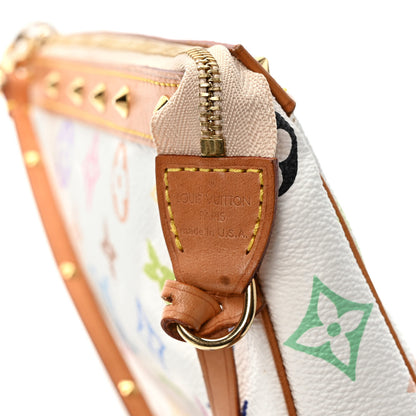 Louis Vuitton Monogram Multicolor Pochette Accessories White 8 of 8