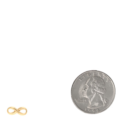 Tiffany 18K Yellow Gold Infinity Single Earring 2 of 4