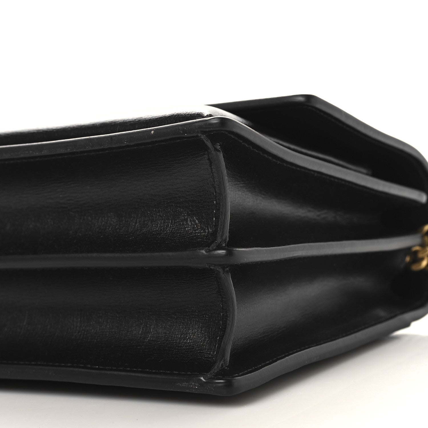 Saint Laurent Calfskin Medium Monogram Sunset Black 9 of 9