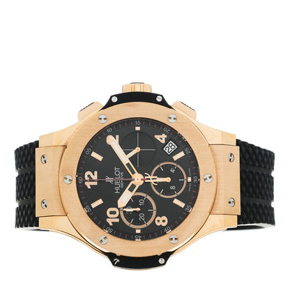 Hublot 18K Rose Gold Rubber 41mm Big Bang Automatic Watch Black 341.PX.130.RX 2 of 4
