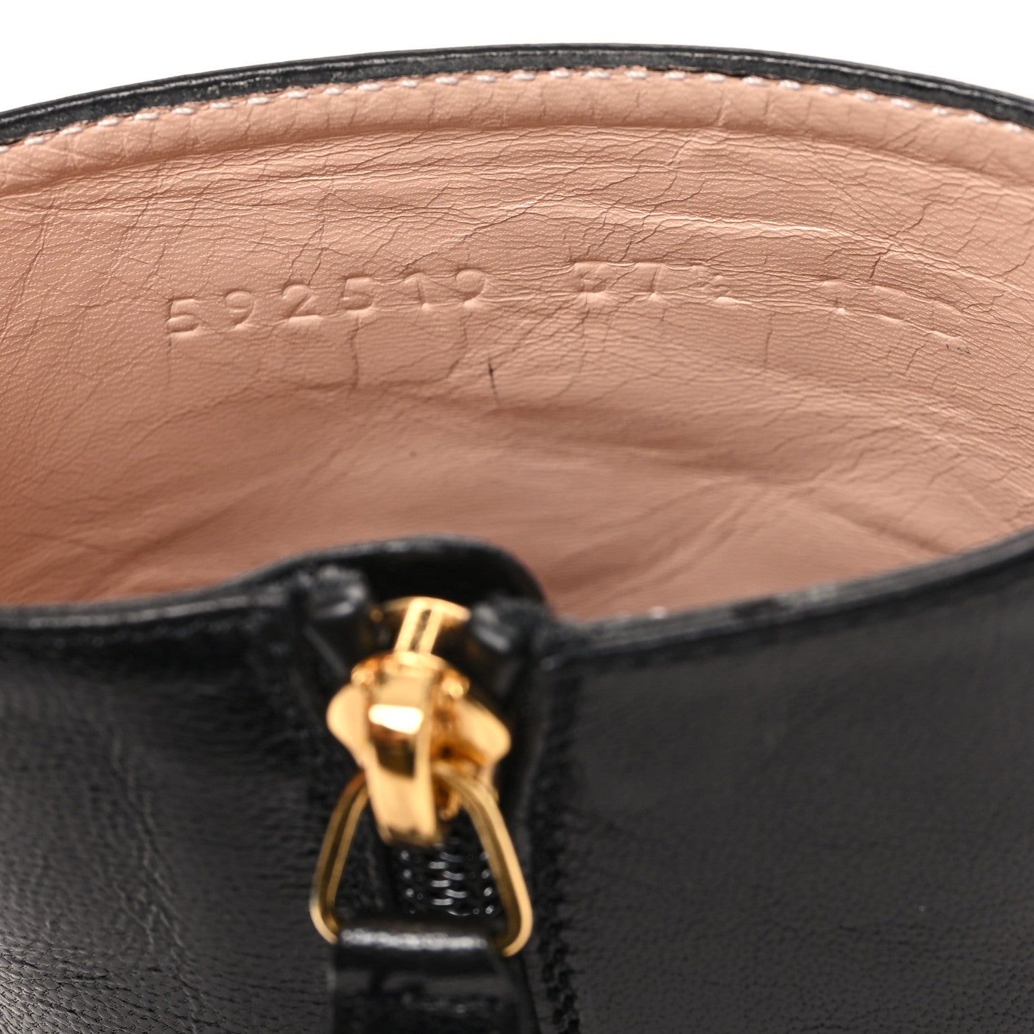 Gucci Goatskin Kitten Chain Horsebit Ankle Boots 37.5 Black 9 of 10