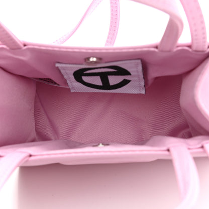Telfar Vegan Leather Small Shopping Bag Bubblegum 5 of 8