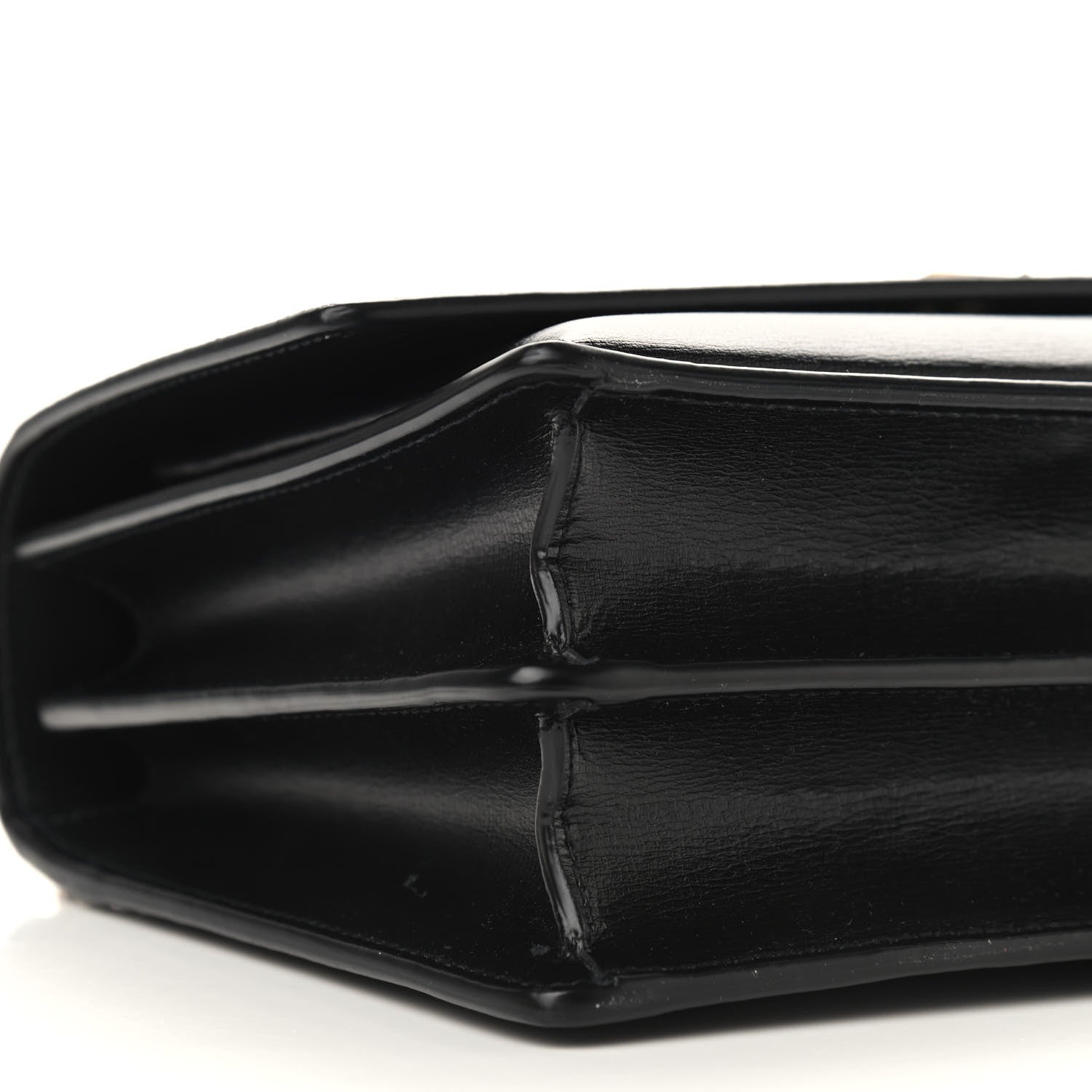 Saint Laurent Calfskin Suede Leopard Print Medium Monogram Sunset Black 9 of 10
