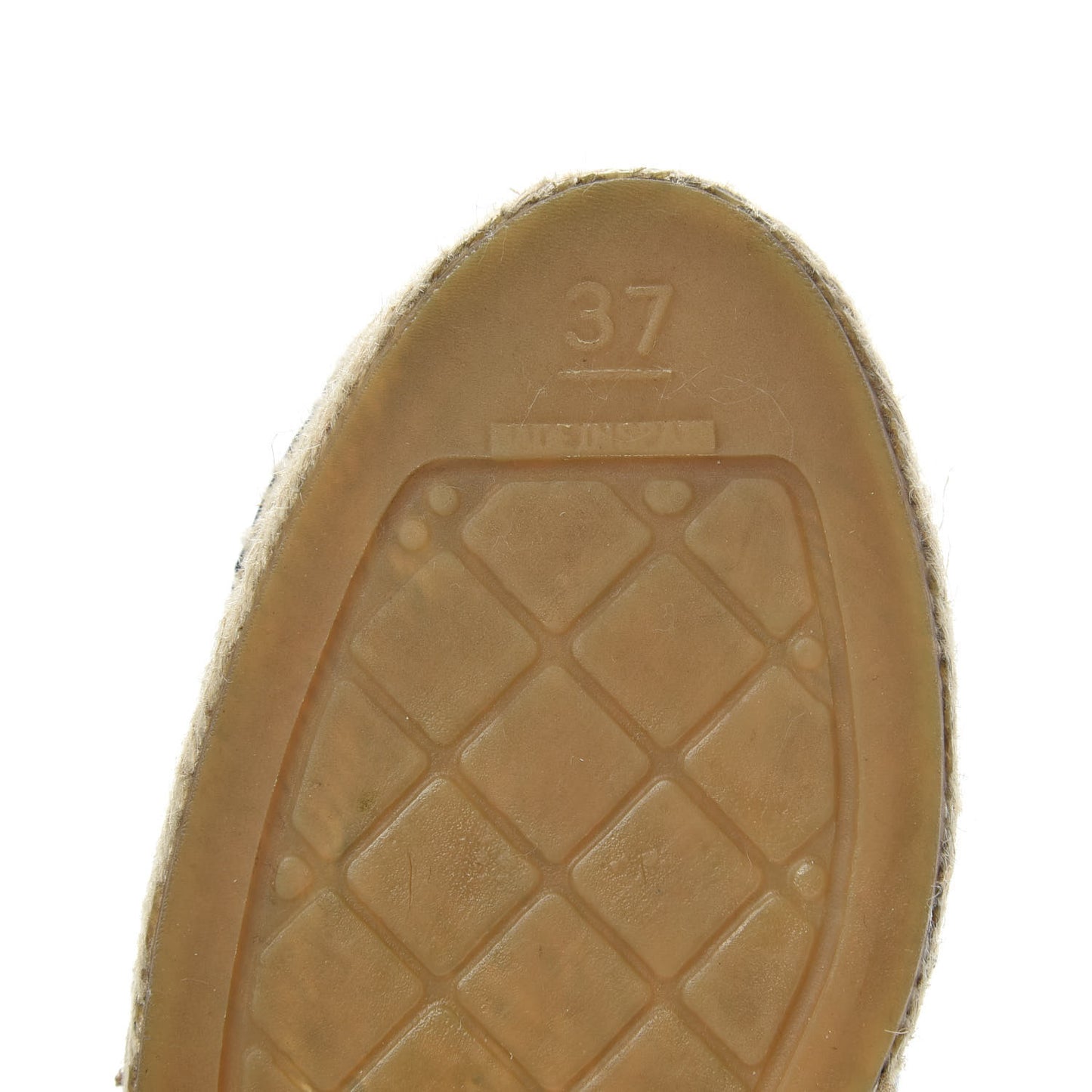 Lambskin CC Espadrilles 37 Black