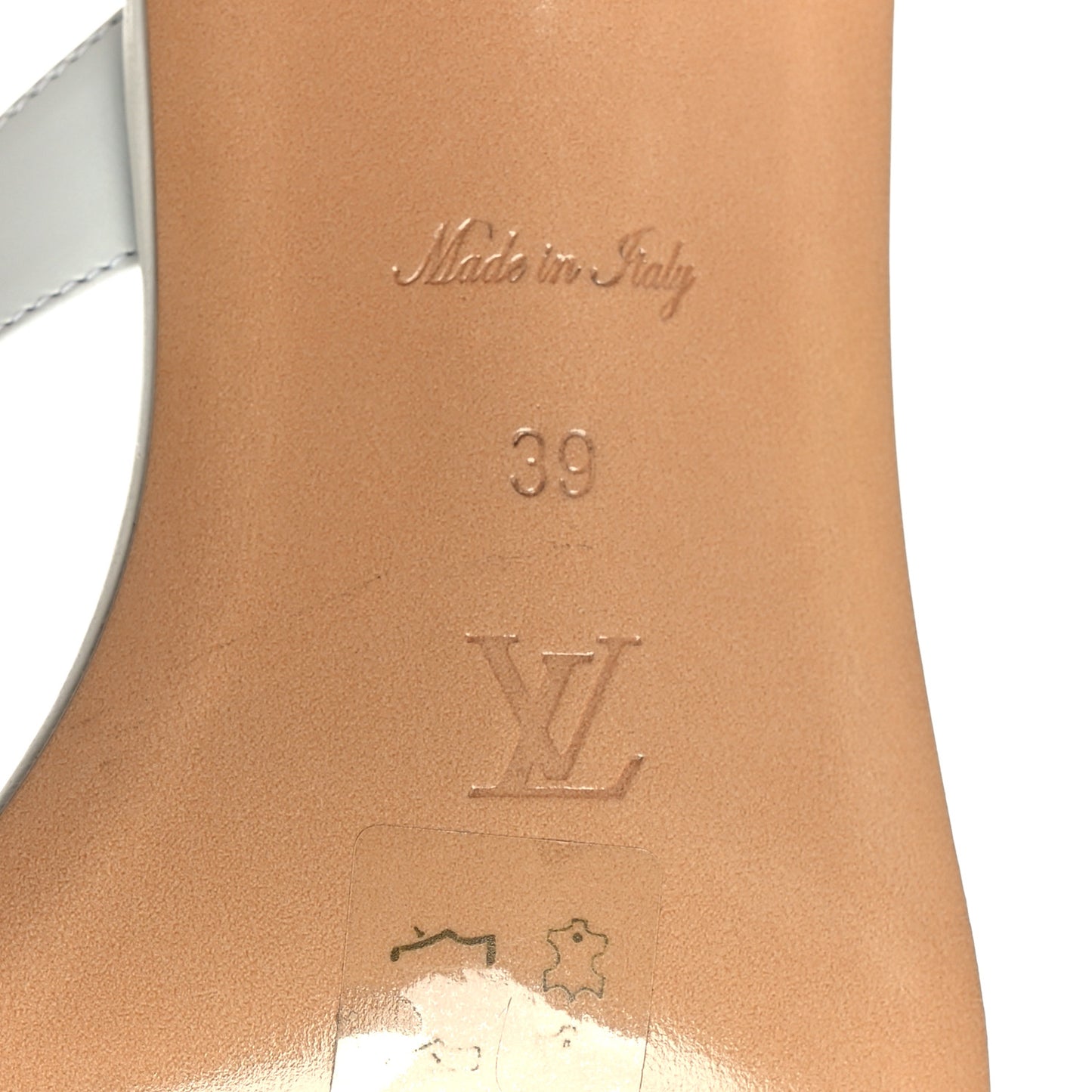 Calfskin Signature Thong Sandal 39 White