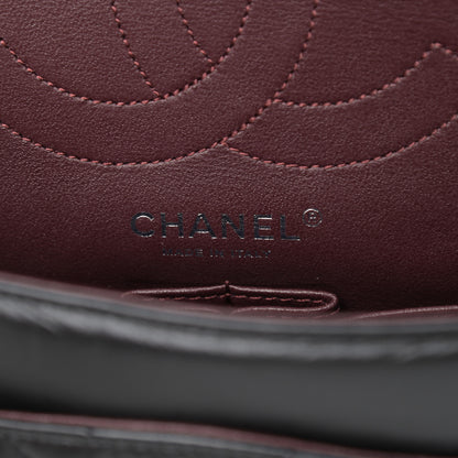 Chanel Aged Calfskin Chevron Quilted 2.55 Reissue 225 Flap So Black 6 of 10