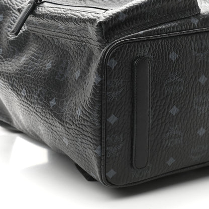 MCM Visetos Raymonde Two Pocket Backpack Black 9 of 10