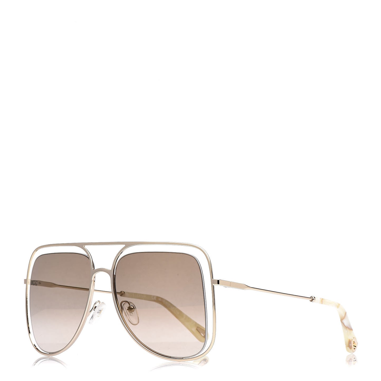 Poppy Aviator Sunglasses CE 130S Gold Havana