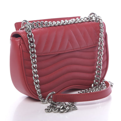 Louis Vuitton Calfskin Love Lock New Wave Chain PM Red 3 of 10